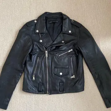 ZARA 가죽 라이더 자켓