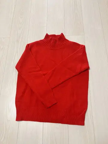 [ 새상품급 ] Elura 미인 터틀 니트 레드