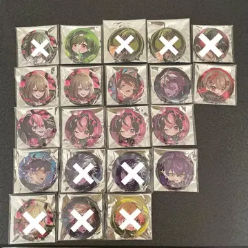 시쿠포니 스치 히마 72 LAN 이루마 캔뱃지 세트