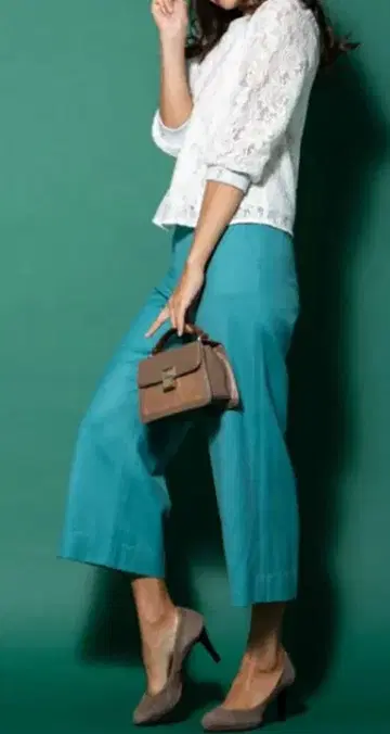 새상품 비아지오 블루 빅 사이즈 플란넬 울 가우초 팬츠 5 사이즈