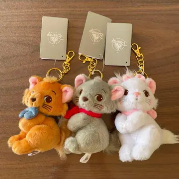 디즈니 스토어 고양이의 날 봉제 인형 키체인 올리브 캣