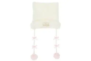 디즈니 마리 니트 모자 화이트