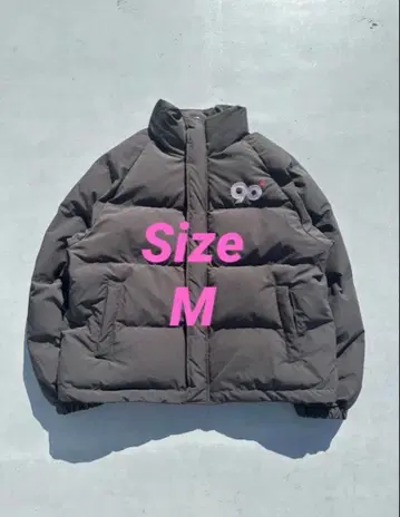9090 90 Logo Rich Puffer Jacket M