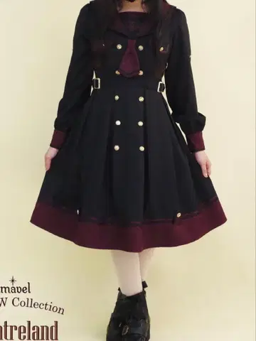 Amavel 세일러 밀리터리 원피스