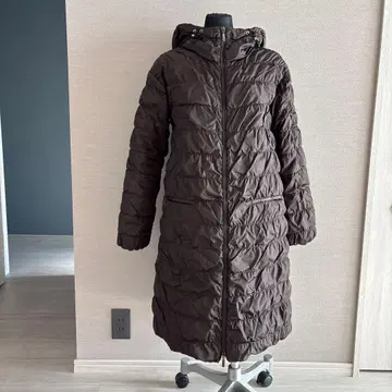 MONCLER 브라운 롱 다운 자켓