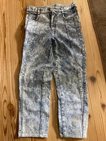 AREXER 라이트 워시 데님 팬츠