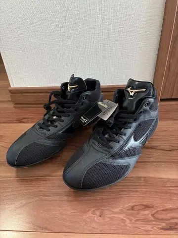 Mizuno MX 블랙 스파이크 슈즈