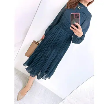 [새상품급] 프로포션 바디 드레싱 사이즈 S 원피스 네이비