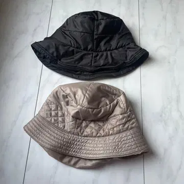 여성용 버킷햇 블랙 베이지 2세트 새상품급