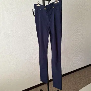 네이비 스키니 데님 팬츠