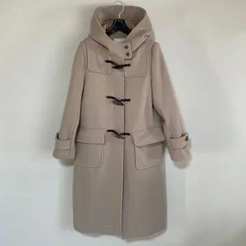 슬로브 이에나 더플 코트 38 베이지 계열 두꺼운 원단 따뜻한 DMW