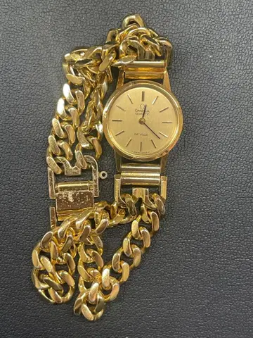 OMEGA 드 빌 골드 체인 시계