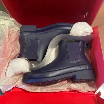 HUNTER 숏 레인부츠 미사용 새상품