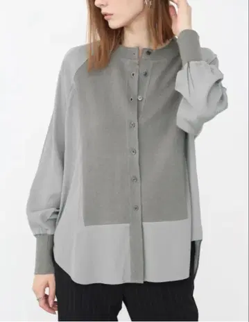 야마다야 아르가 Aga 요크 절개 양류 니트 가디건 새상품