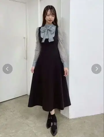 이토미 메이드 라이크 레이스 콤비 원피스 EATME