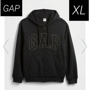 택 포함 새상품 릴랙스 핏 GAP 로고 보아 안감 집업 후드티 XL