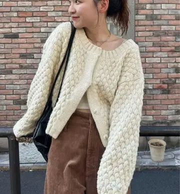 미스틱 포코포코 니트 가디건 택 포함 새상품