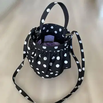 세츠코 사지테일 시티 도트 화이트 블랙