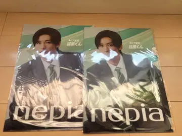 2장 세트 네피아 snowman 메구로 렌 클리어 파일 미개봉품