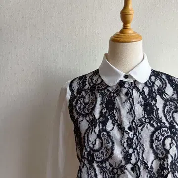 DAMA collection 레이스 셔츠 꽃 페이즐리 빅 사이즈