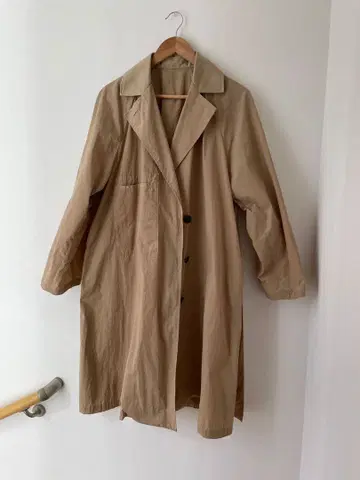 De bon coer 타프타 롱 코트 미사용