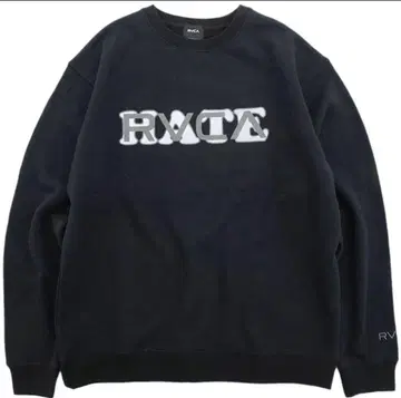 RVCA 블랙 맨투맨 M