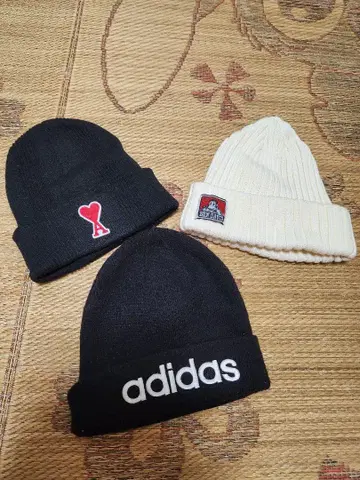 니트 모자 3종 세트 adidas BEN DAVIS 데이비스 아디다스