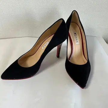 DIANA 레오파드 무늬 글리터 펌프스