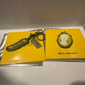 미세스 그린애플 후지사와 료카 키링 B 카메오 핀즈 A 세트 바벨