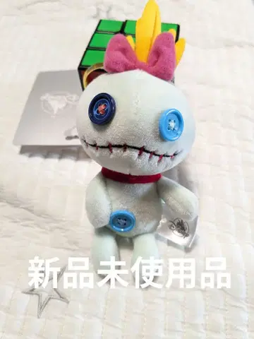 디즈니 스크램프 플러시 키체인 키링 미사용 새상품