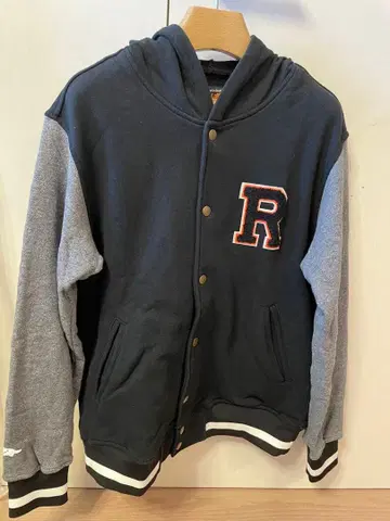 러프앤스웰 바시티 자켓 후드티