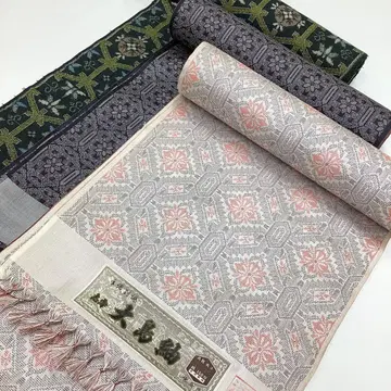 기모노 옷감 묶음 판매, 리메이크 소재, , 순수 실크 P899