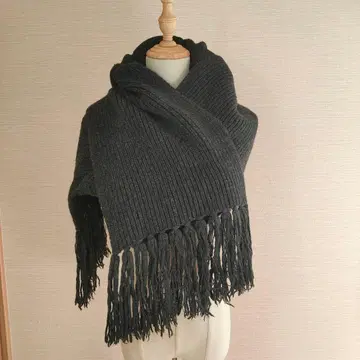 IZREEL BY KAZUHIRO TAKAKURA 후드 부착 머플러