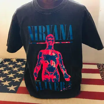 닐바나 Nirvana SILVER L 밴드T셔츠 락T셔츠