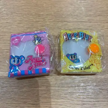 미개봉 새상품 엔젤 블루 앨범 미니 키링 가챠가챠 2개