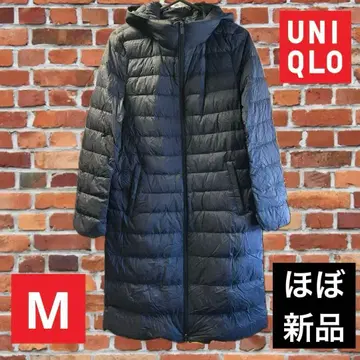 유니클로 울트라 라이트 다운 M 네이비 방수 수험 포멀