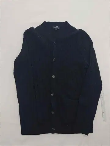 아 페쎄 메리노울 가디건 블랙 계열 S 사이즈