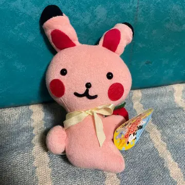 산엑스 그리그리파크 핑크 토끼 봉제 인형 SAN-X