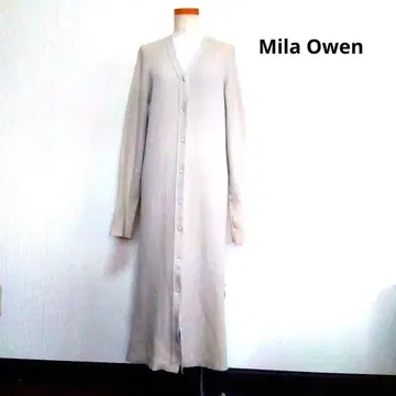 Mila Owen 리브 니트 롱 원피스 / 양모 혼방