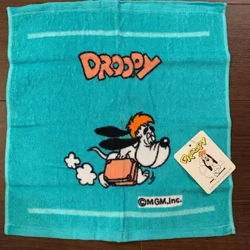 레어 아메리칸 코믹스 DROOPY 드루피 타월 빈티지 쇼와 레트로