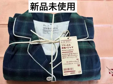 [MUJI] 플란넬 긴팔 파자마 여성용 M 사이즈 미사용 새상품