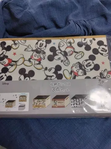 디즈니 미키 수납 박스 3세트