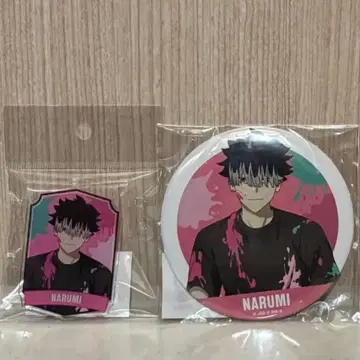 괴수 8호 마루이 아크릴 배지 캔뱃지 아크링 키링 나루미 겐 3종 세트