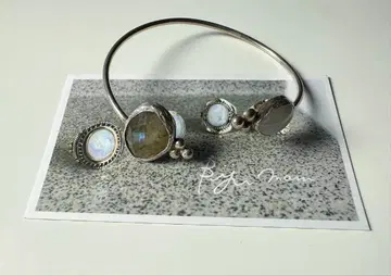 bijumam/비쥬맘/레인보우 문스톤/래브라도 라이트/뱅글