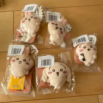 토끼 투성이 복권 E상 5개 세트