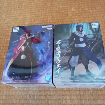 BANDAI 붉은 전사 베니마루 & 푸른 전사 하쿠레이 피규어 세트