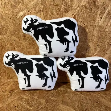 COW BOOKS 마스코트 쿠션 3개 세트