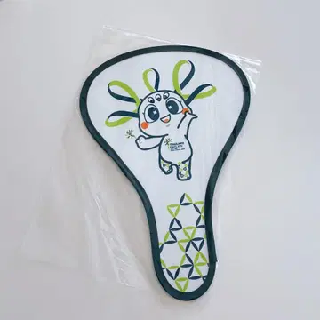 오사카 간사이 엑스포 태국 파빌리온 한정판 푸움 자이 선풍기 부채