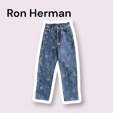 2025 SS 론 헤르만 플라워 데님 팬츠 XS