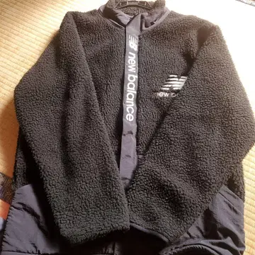 new balance 플리스 자켓 L 블랙